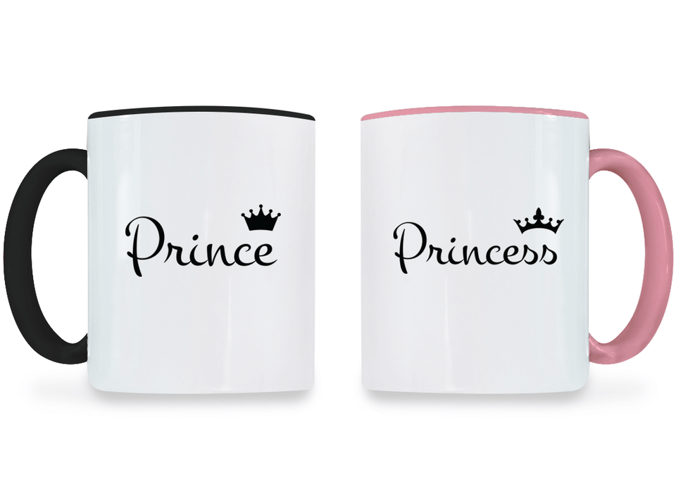 Prince and Princess - Couple Coffee Mugs