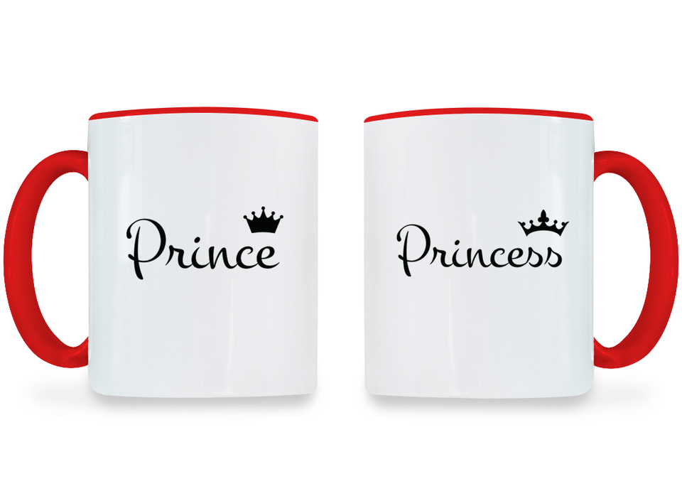 Prince and Princess - Couple Coffee Mugs