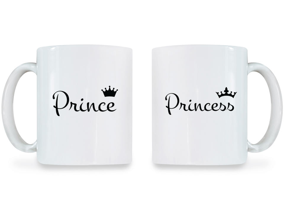 Prince and Princess - Couple Coffee Mugs