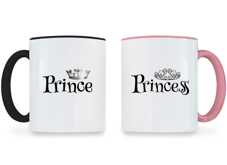 Prince and Princess - Couple Coffee Mugs
