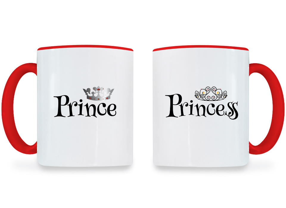 Prince and Princess - Couple Coffee Mugs