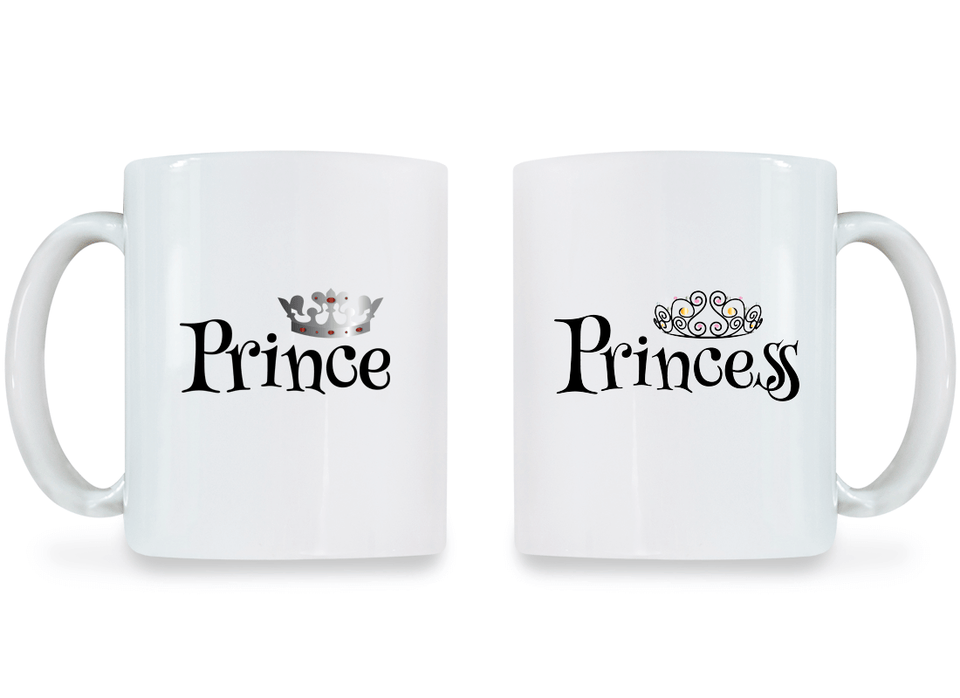 Prince and Princess - Couple Coffee Mugs