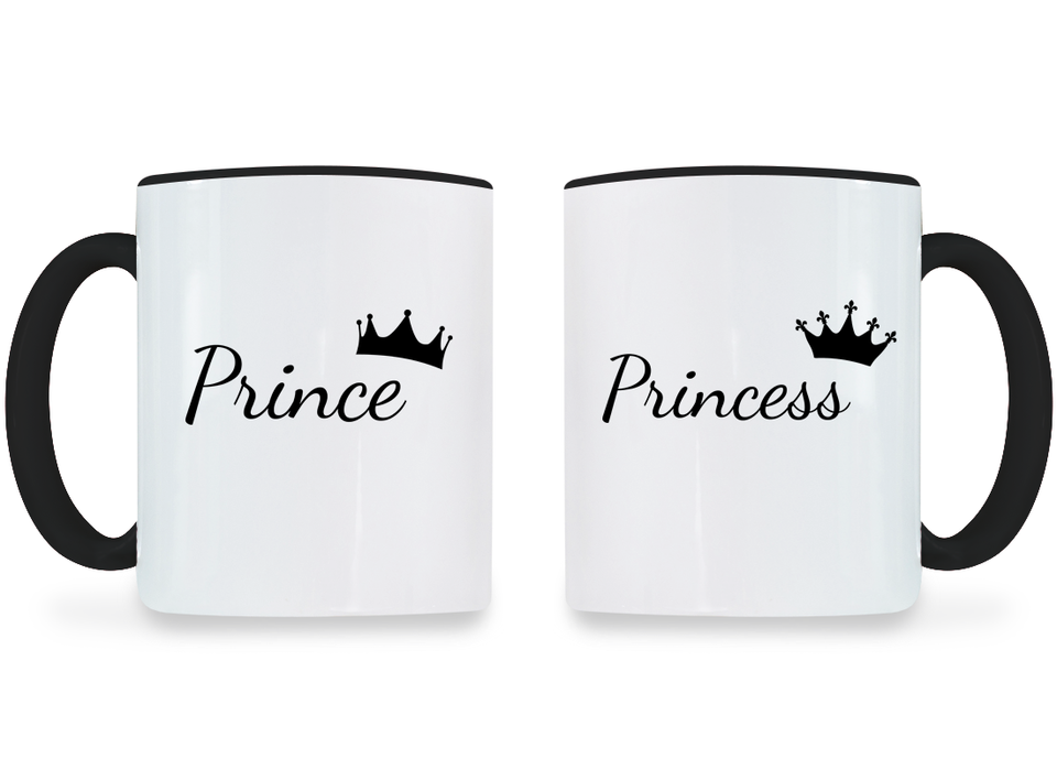 Prince and Princess - Couple Coffee Mugs