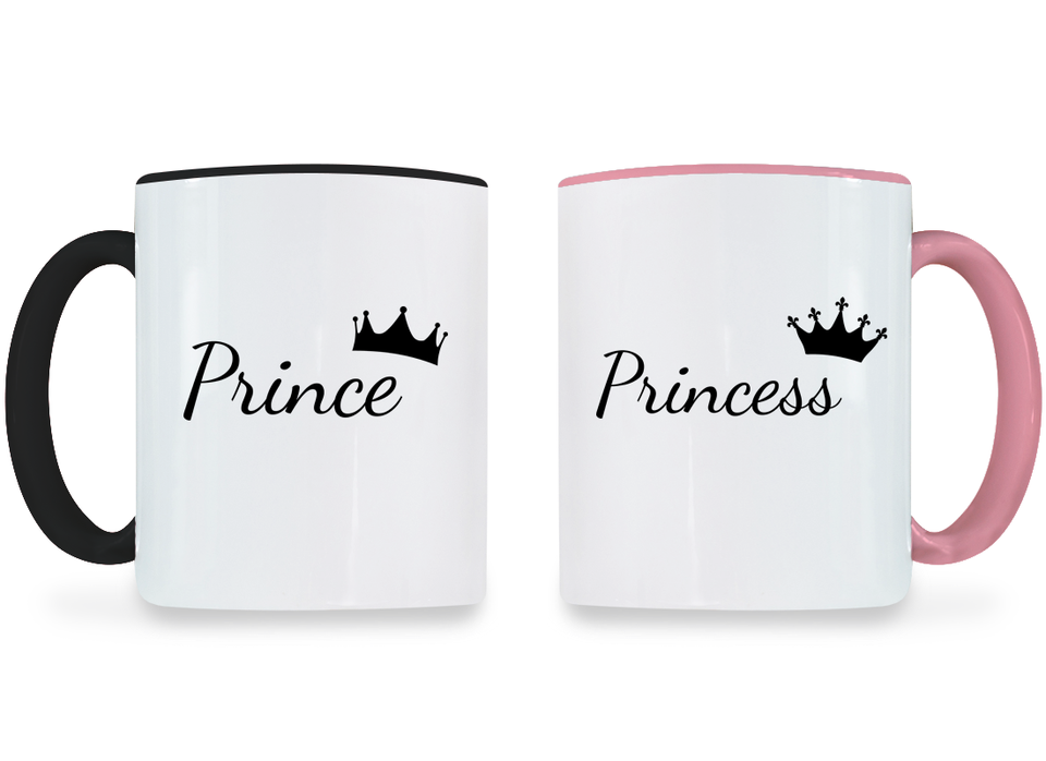 Prince and Princess - Couple Coffee Mugs