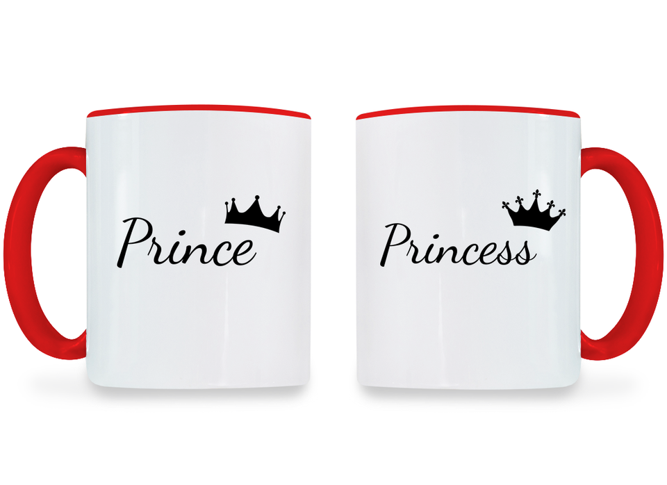 Prince and Princess - Couple Coffee Mugs