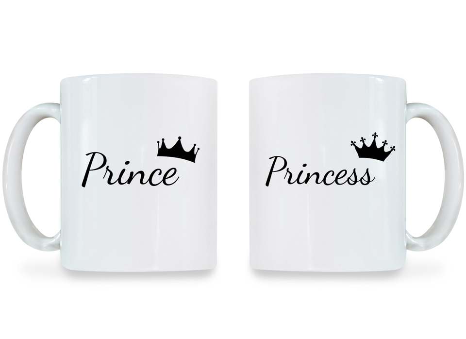 Prince and Princess - Couple Coffee Mugs