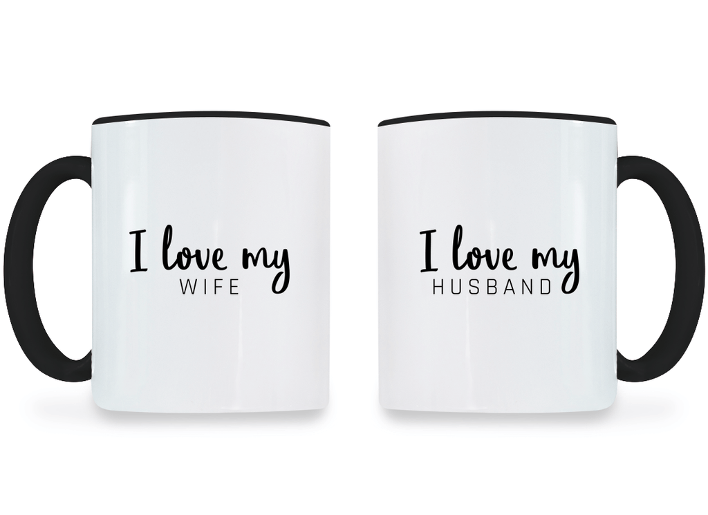 Wife and husband hotsell mugs