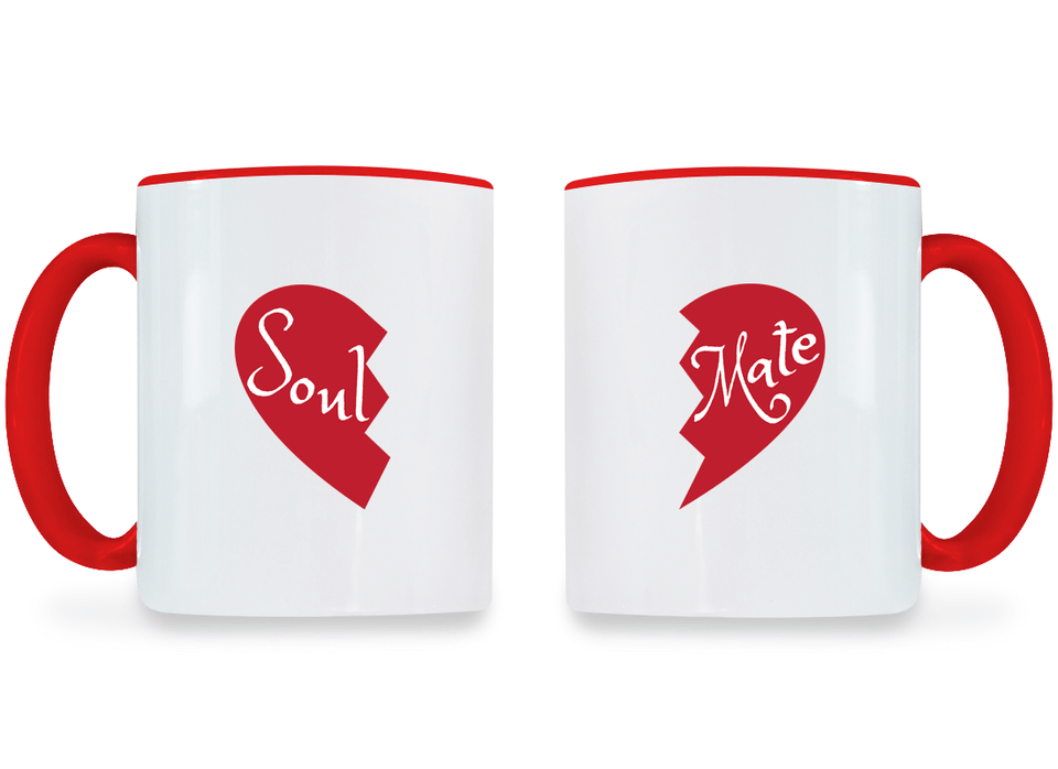 Soul and Mate - Couple Coffee Mugs