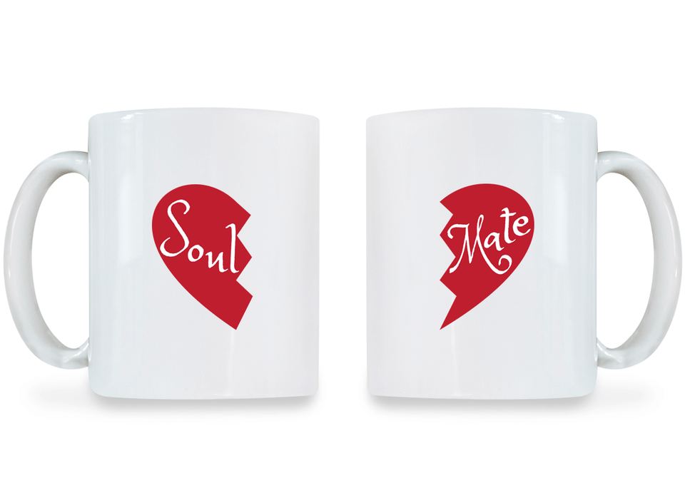 Soul and Mate - Couple Coffee Mugs