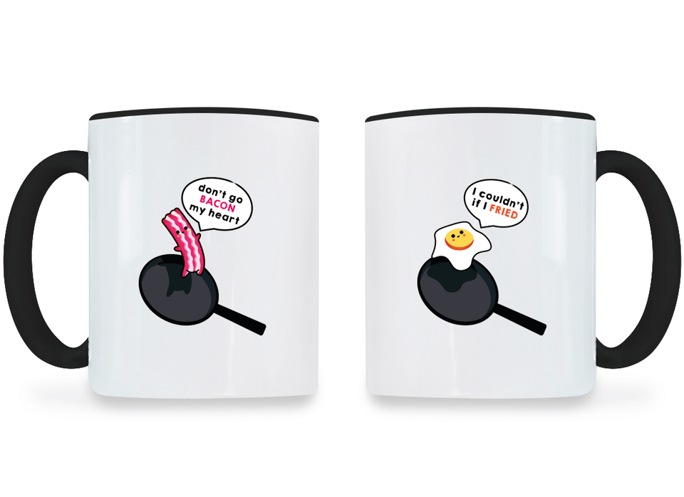 Bacon and Egg - Couple Coffee Mugs