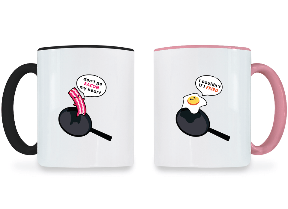 Bacon and Egg - Couple Coffee Mugs