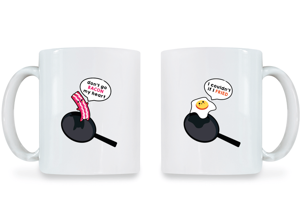 Bacon and Egg - Couple Coffee Mugs