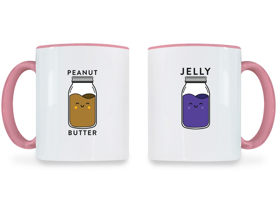 Peanut Butter & Jelly Best Friend - BFF Coffee Mugs