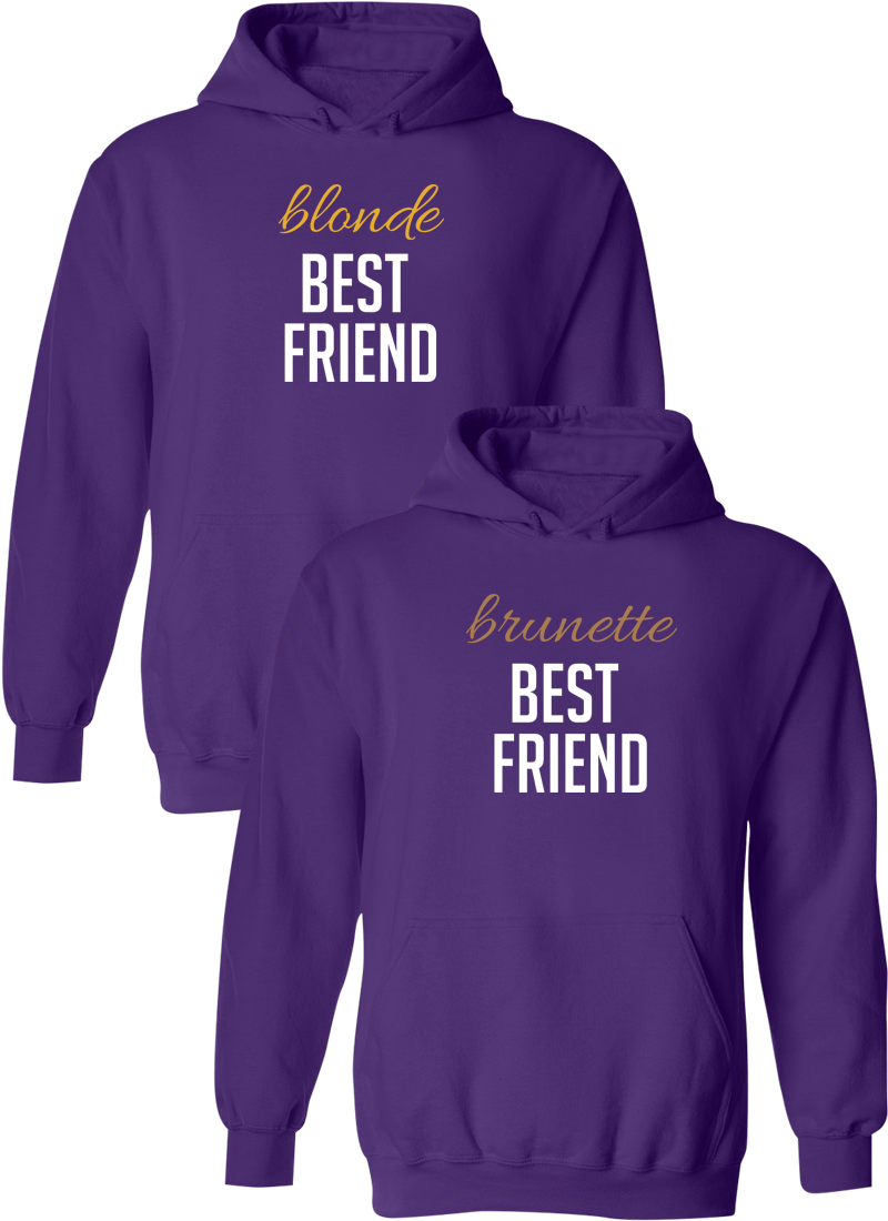 Brunette best 2025 friend sweatshirt