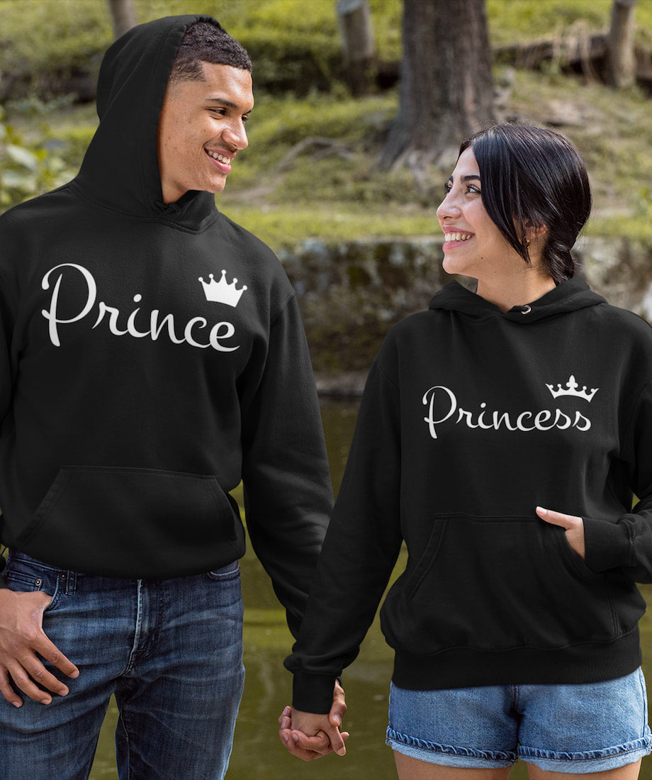 Prince & Princess - Couple Hoodies – Couples Apparel