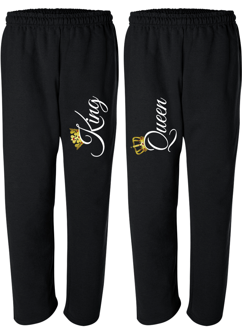 King & Queen - Couple Matching Sweatpants