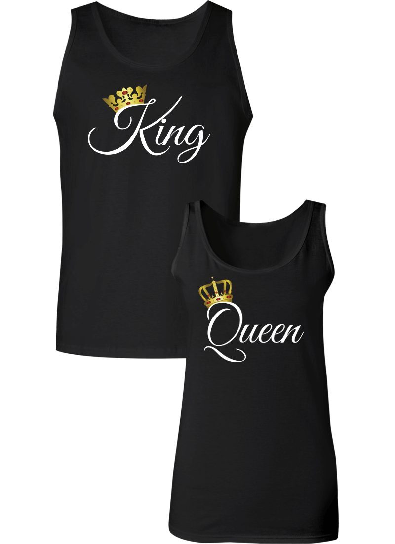 King and Queen Couple Tanks