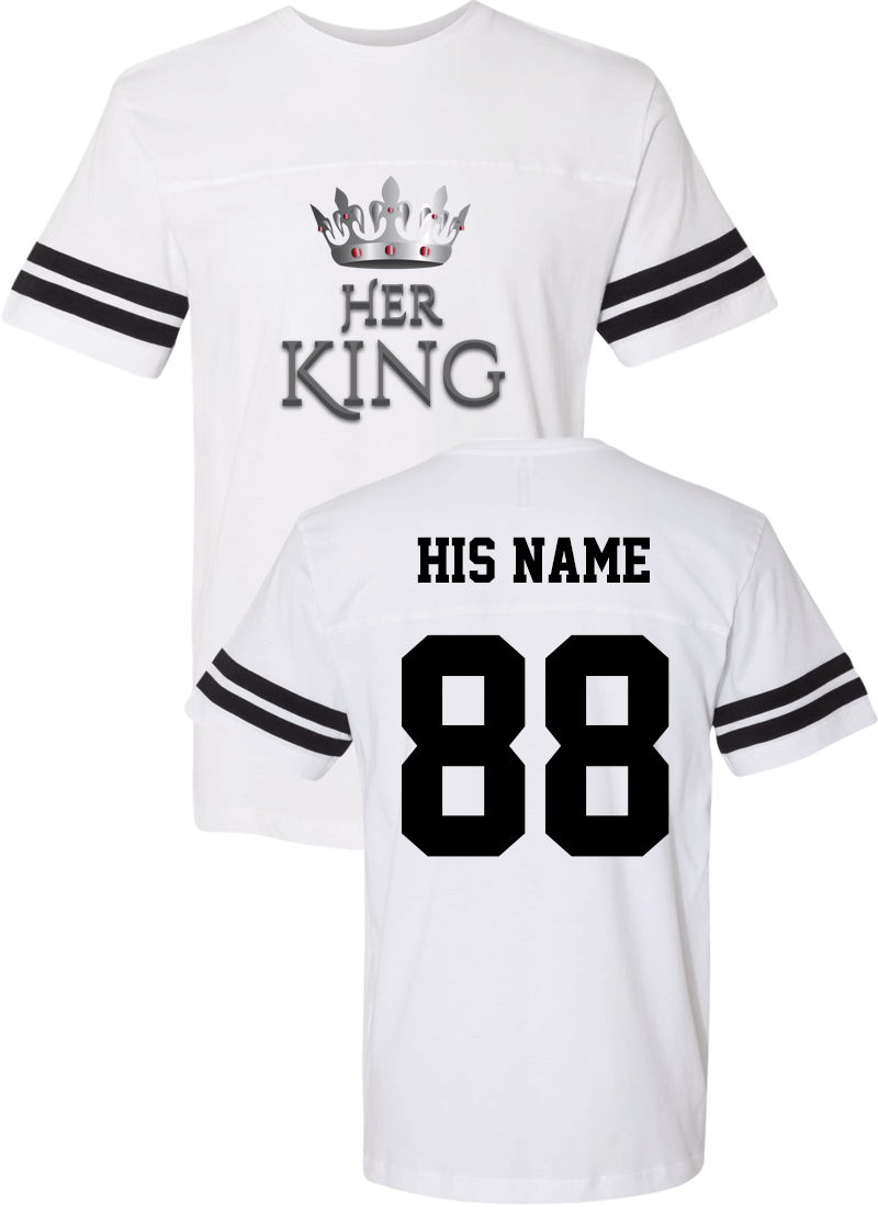 Her King & His Queen - Couple Cotton Jerseys