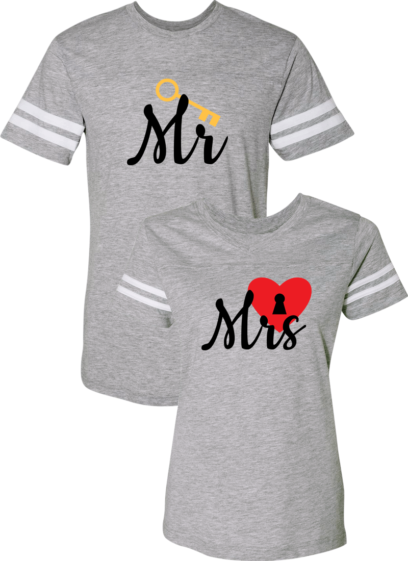 Mr. and Mrs. Couple Sports Jersey
