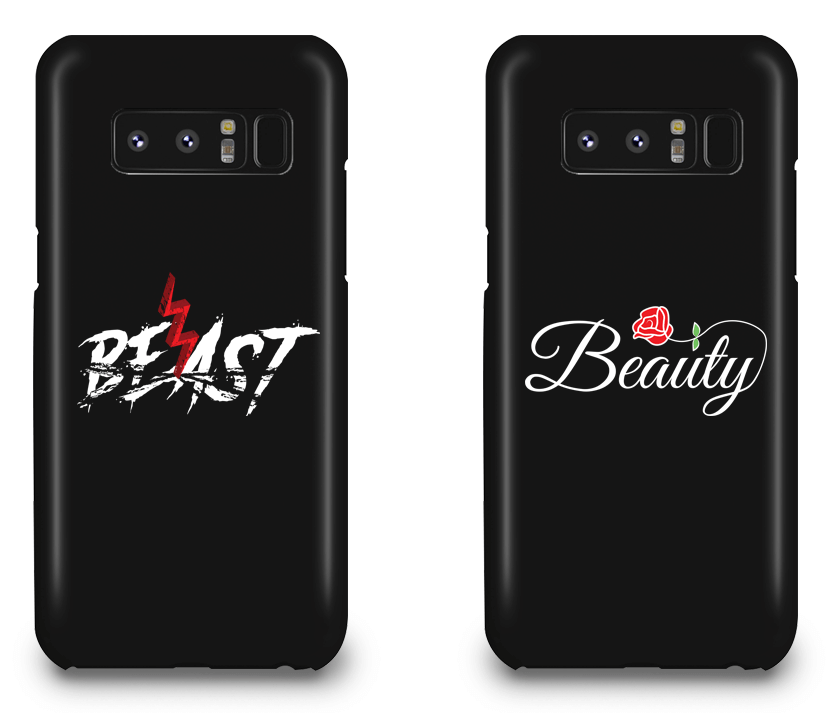 Beast and Beauty - Couple Matching Phone Cases