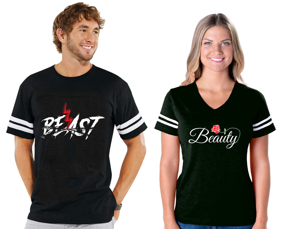 Beast & Beauty - Couple Cotton Jerseys