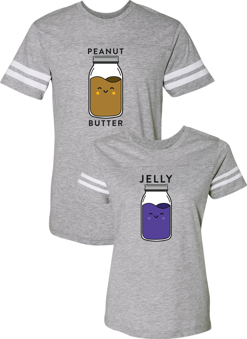 Peanut Butter and Jelly Couple Sports Jersey