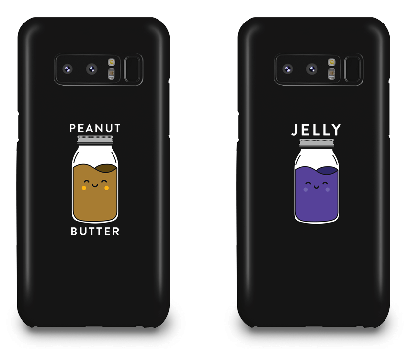 Peanut Butter and Jelly - Couple Matching Phone Cases