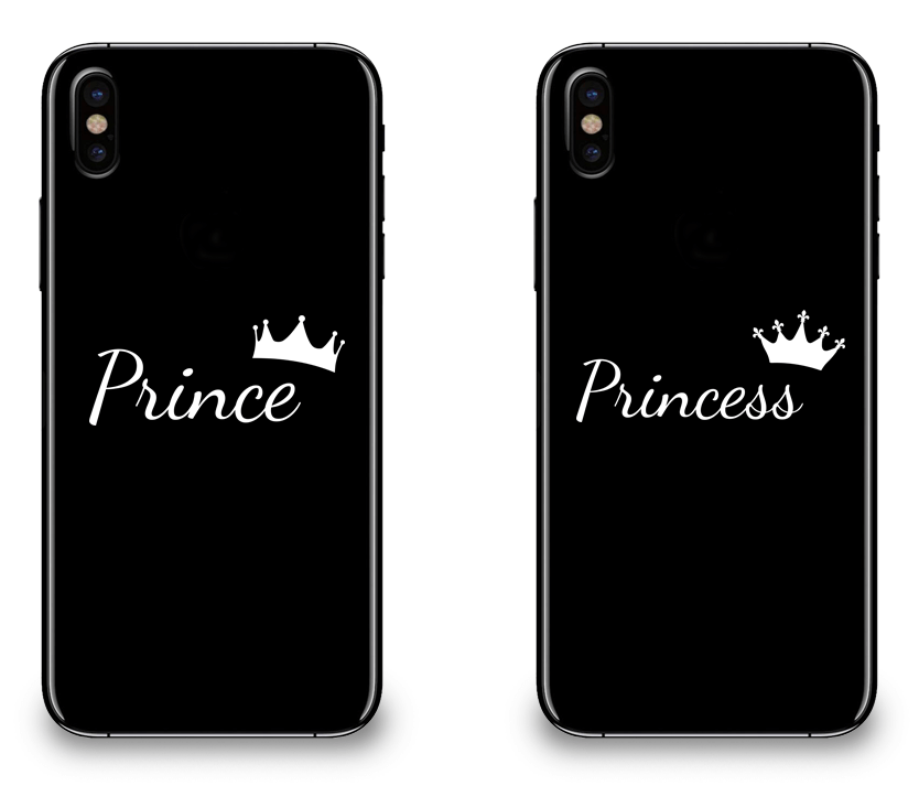 Prince and Princess- Couple Matching iPhone X Cases