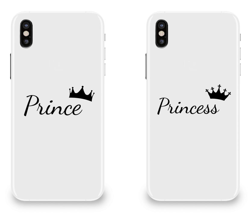 Prince and Princess- Couple Matching iPhone X Cases
