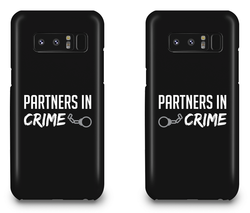 Partners in Crime - Couple Matching Phone Cases