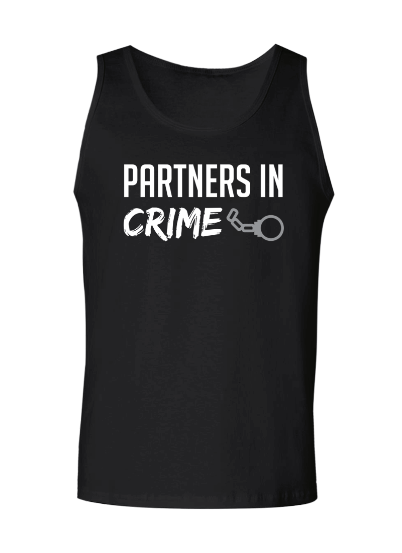 Partners in Crime - Couple Tank Tops
