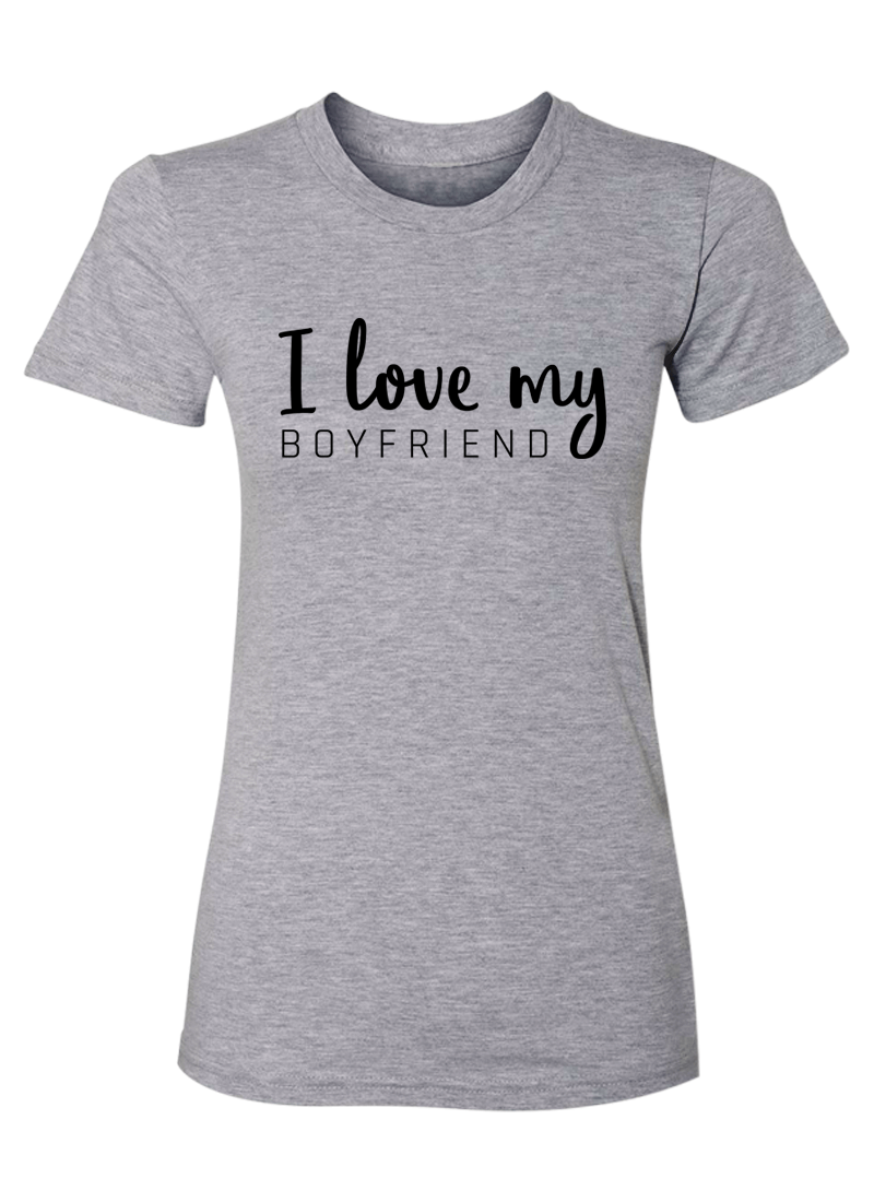 I Love My Girlfriend & Boyfriend - Couple Shirts