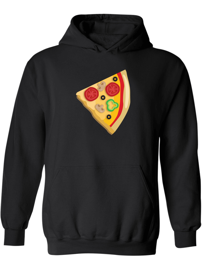 Piece Pizza & Slice - Couple Hoodies