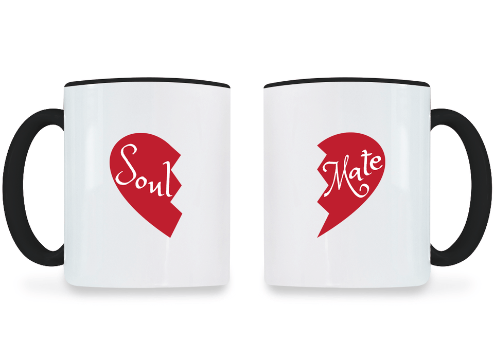 Soul and Mate - Couple Coffee Mugs
