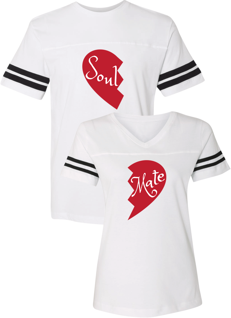 Soul and Mate Couple Sports Jersey