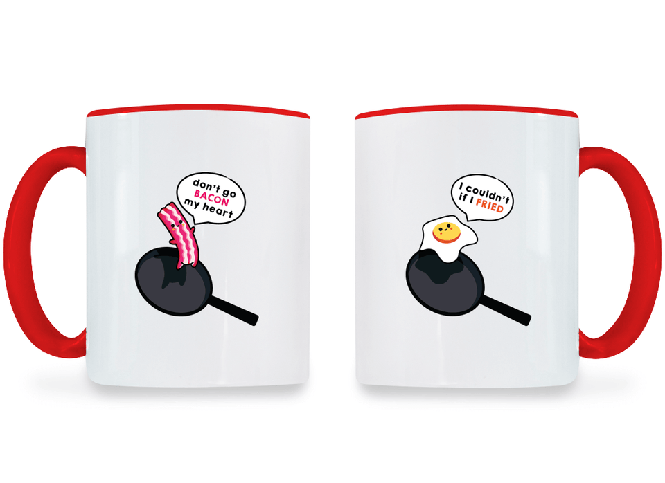 Bacon and Egg - Couple Coffee Mugs