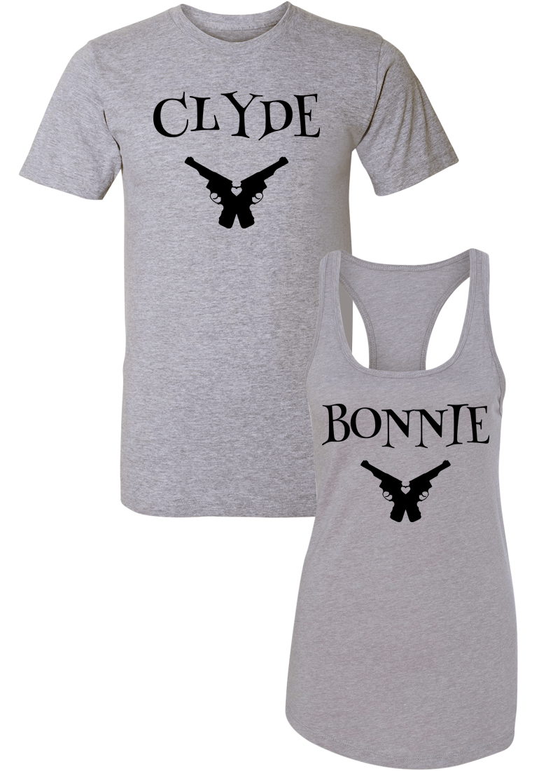 Clyde & Bonnie - Couple Shirt Racerback