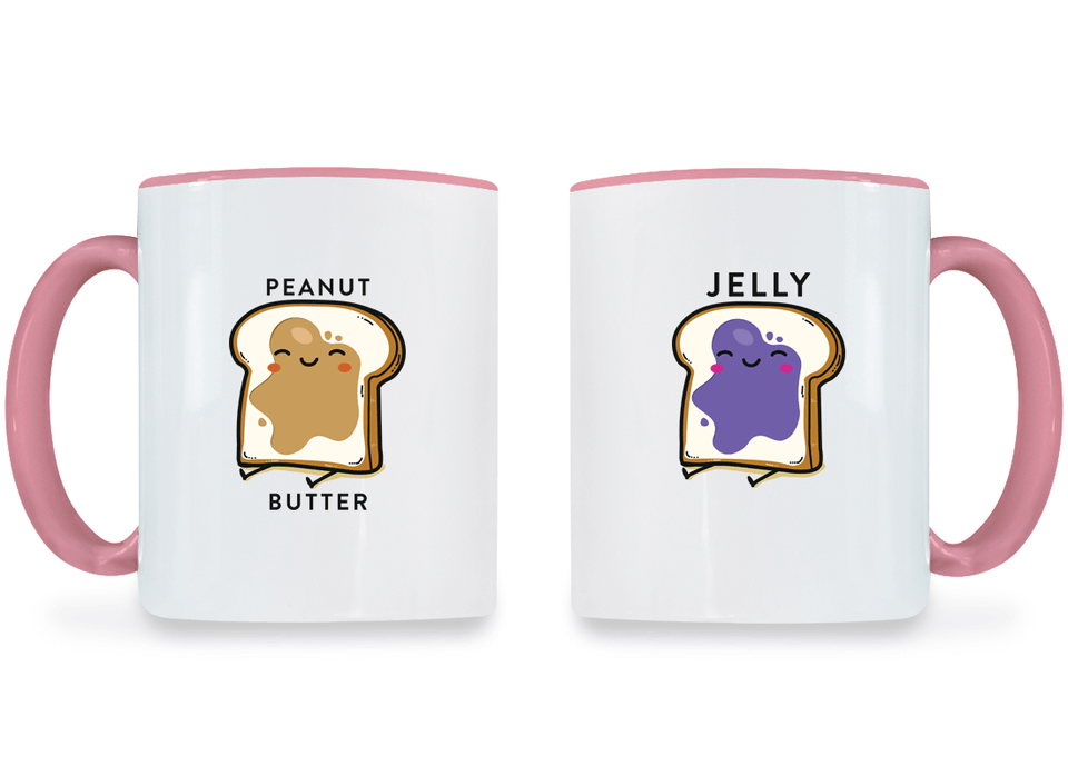 Peanut Butter & Jelly Best Friend - BFF Coffee Mugs