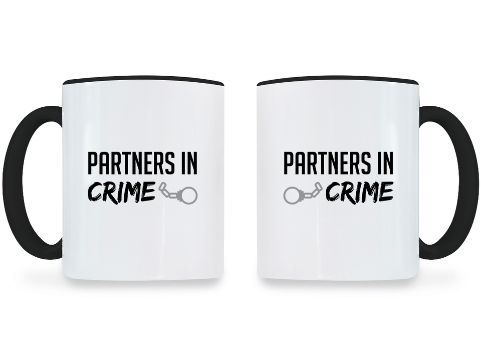 Partners In Crime Best Friend - BFF Coffee Mugs