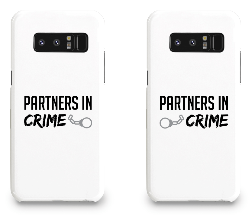 Partners In Crime Best Friend - BFF Matching Phone Cases