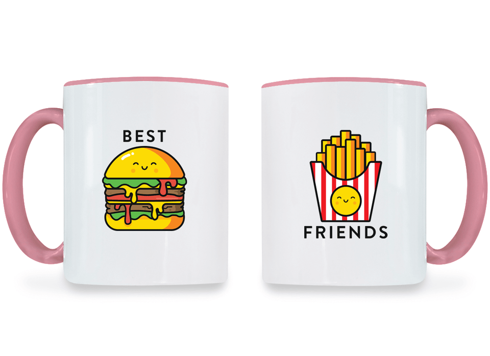 Burger & Fries Best Friend - BFF Coffee Mugs