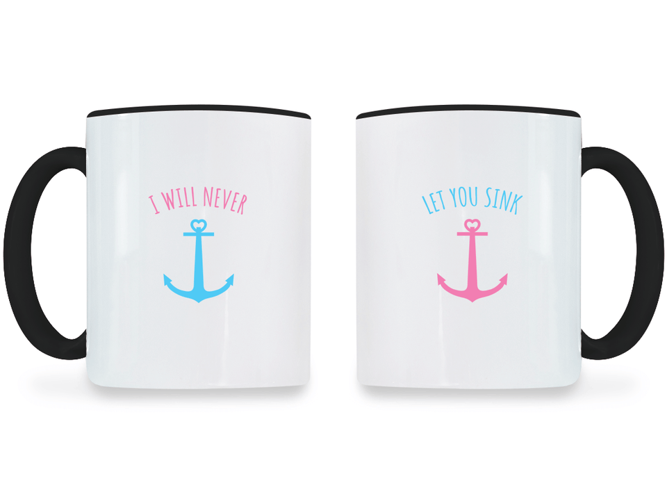 I Will Never Let You Sink Best Friend - BFF Coffee Mugs