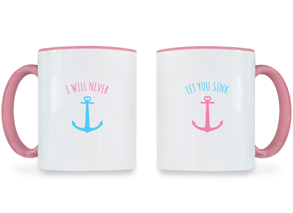 I Will Never Let You Sink Best Friend - BFF Coffee Mugs