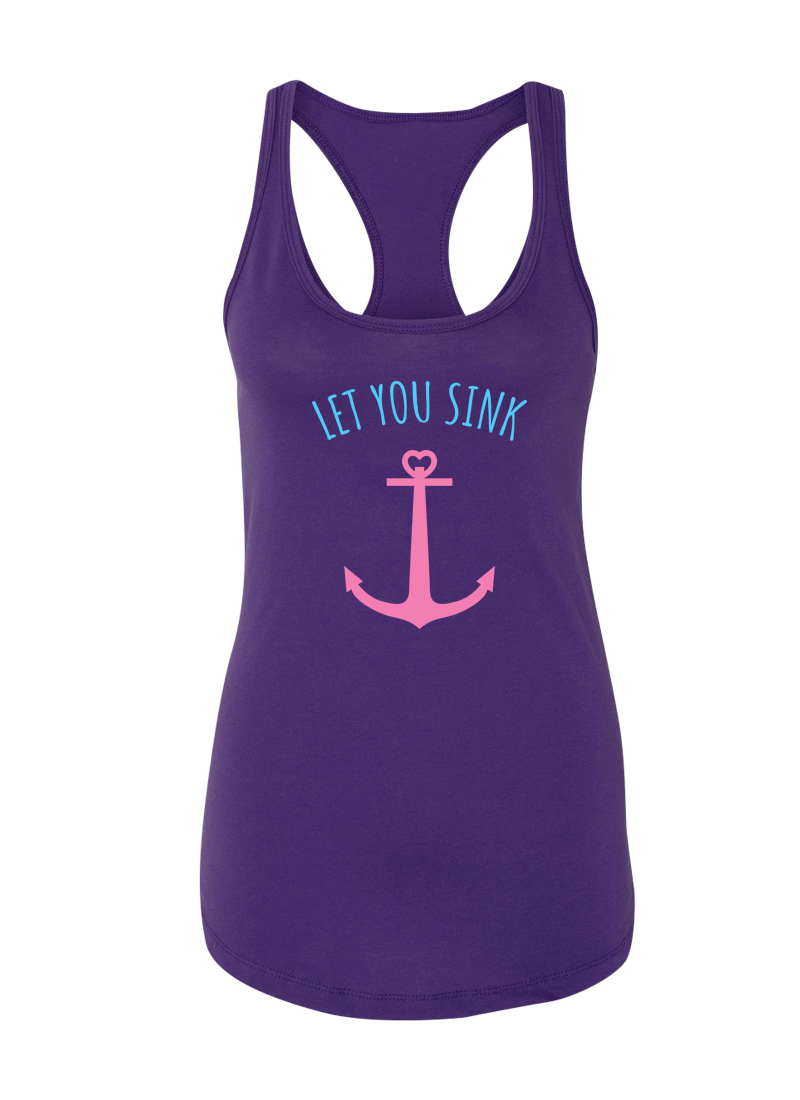 I Will Never Let You Sink Best Friend - BFF Racerbacks