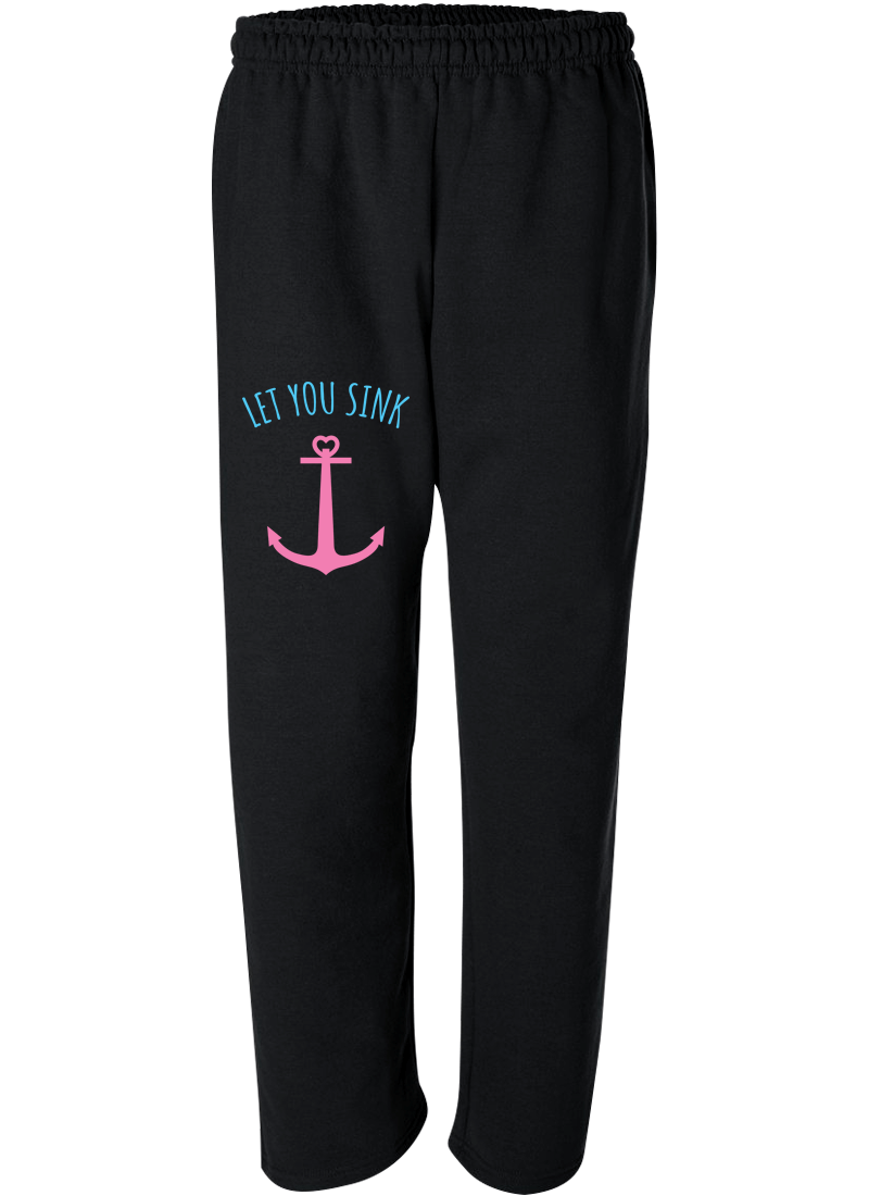 I Will Never Let You Sink Best Friend - Best Friend Forever Matching Sweatpants