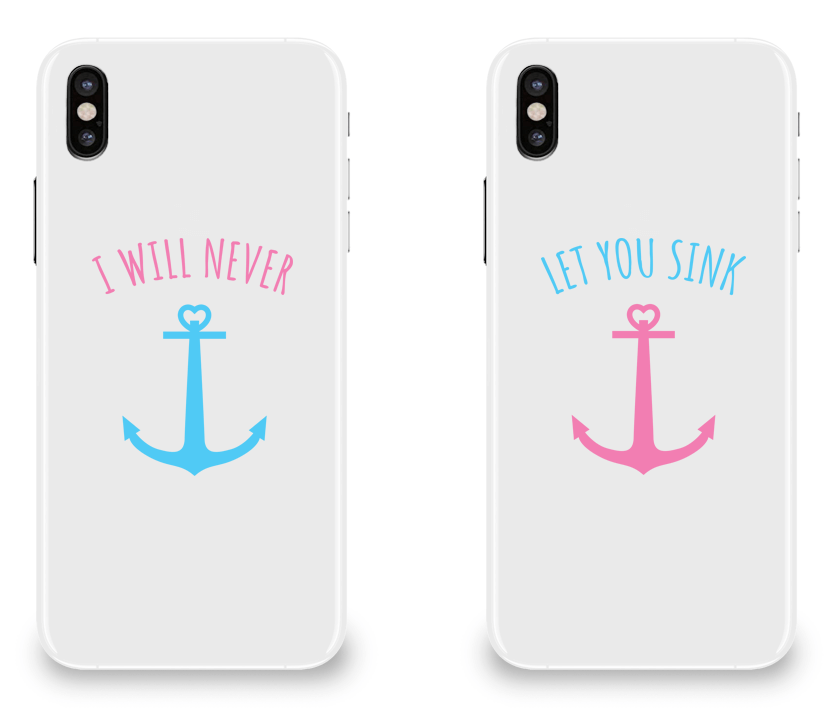 I Will Never Let You Sink Best Friend - BFF Matching iPhone X Cases