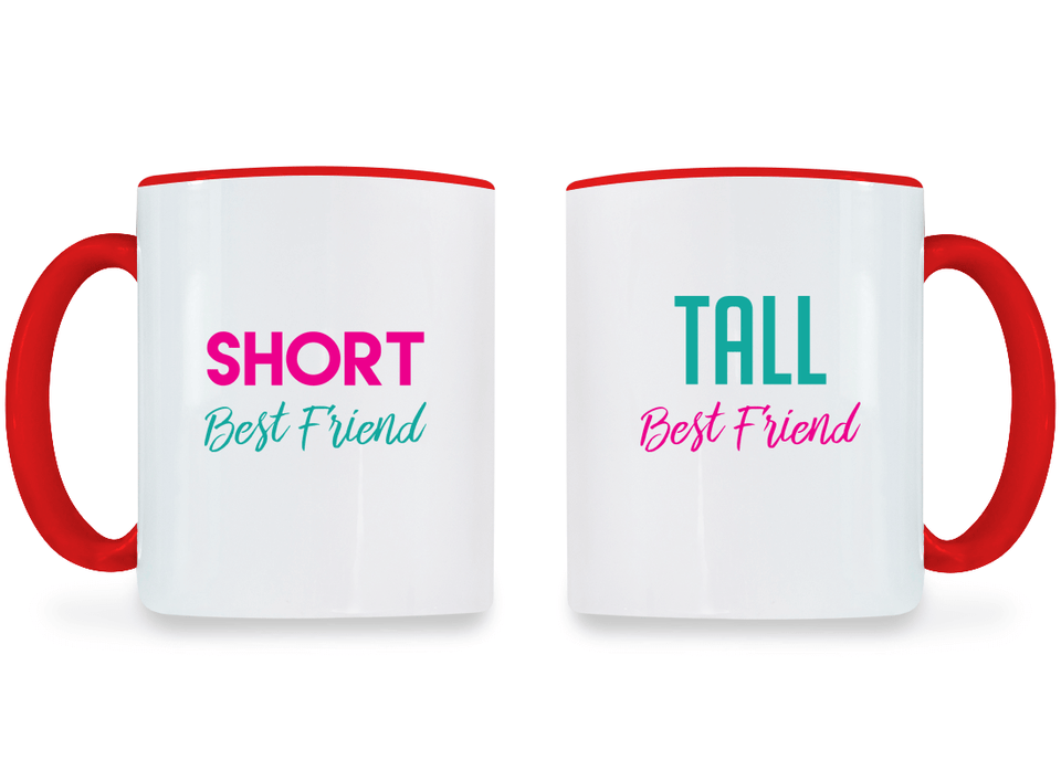 Short & Tall Best Friend - BFF Coffee Mugs
