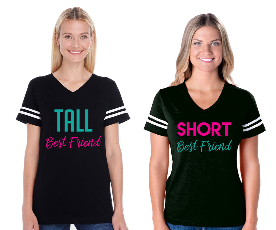 Short & Tall Best Friend - BFF Cotton Jerseys