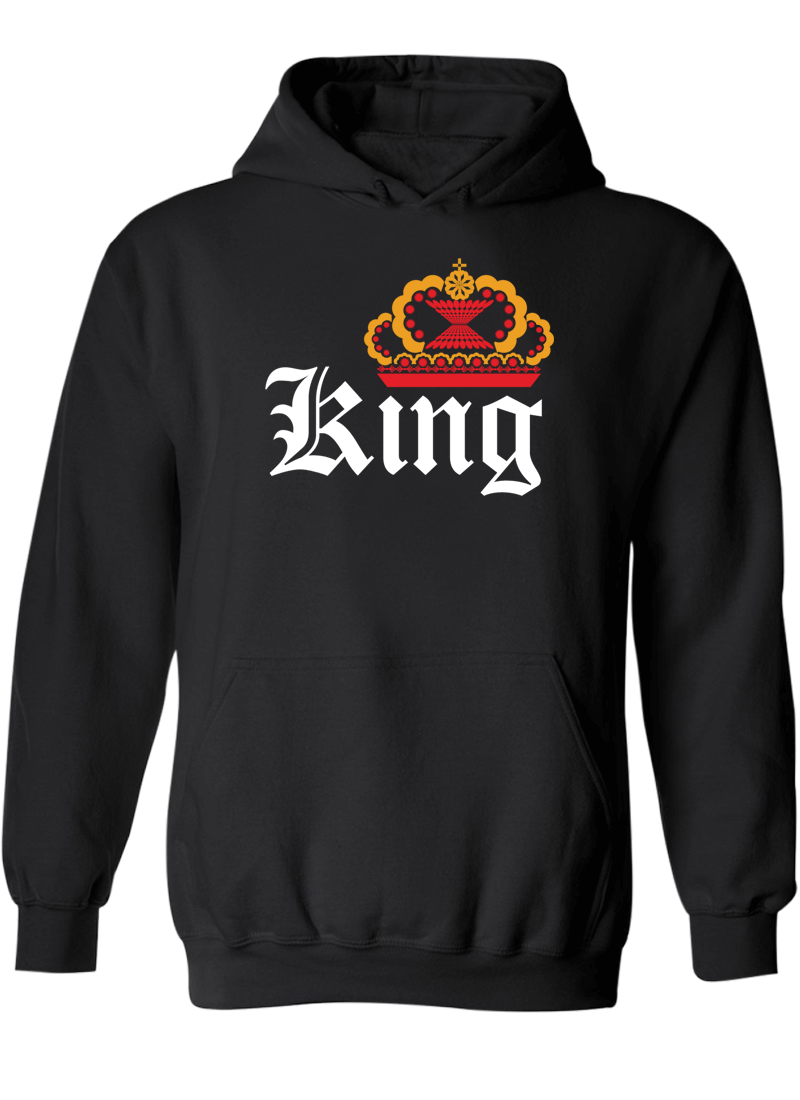 King & Queen - Couple Hoodies