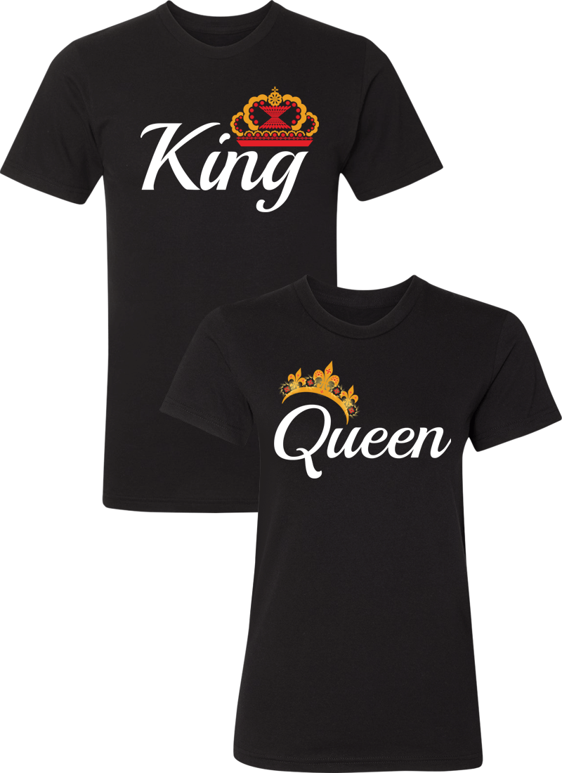 King & Queen Couple Matching Shirts